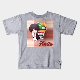 Chica con postre helado Kids T-Shirt